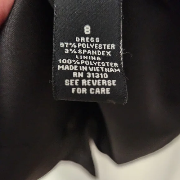 dressbarn Classic Black Midi Dress - Picture 3 of 5